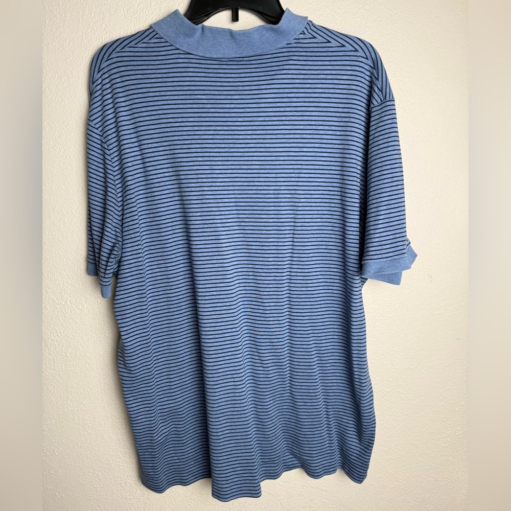 Polo Ralph‎ Lauren Men Size XL Blue Striped short sleeve classic fit Polo shirt - Picture 6 of 6